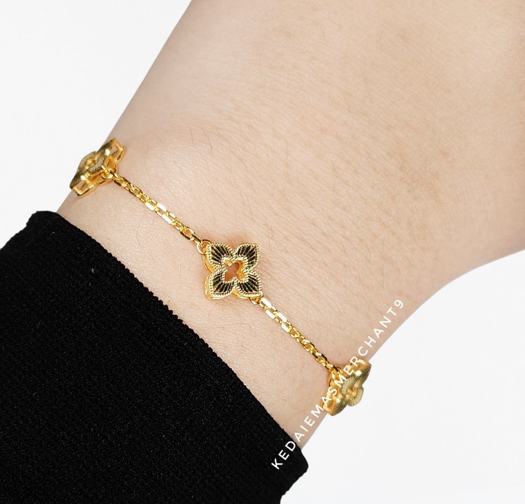 Merchant9 Rantai Tangan Sauh Fleur L:0.95CM