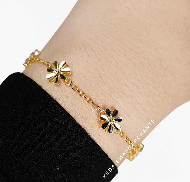 Merchant9 Rantai Tangan Daisy 7 2C L:0.85CM