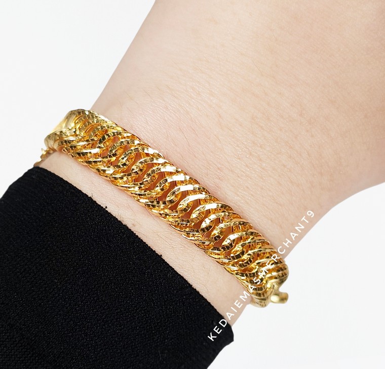 Merchant9 Rantai Tangan Kait 3 Dimensi L:1CM