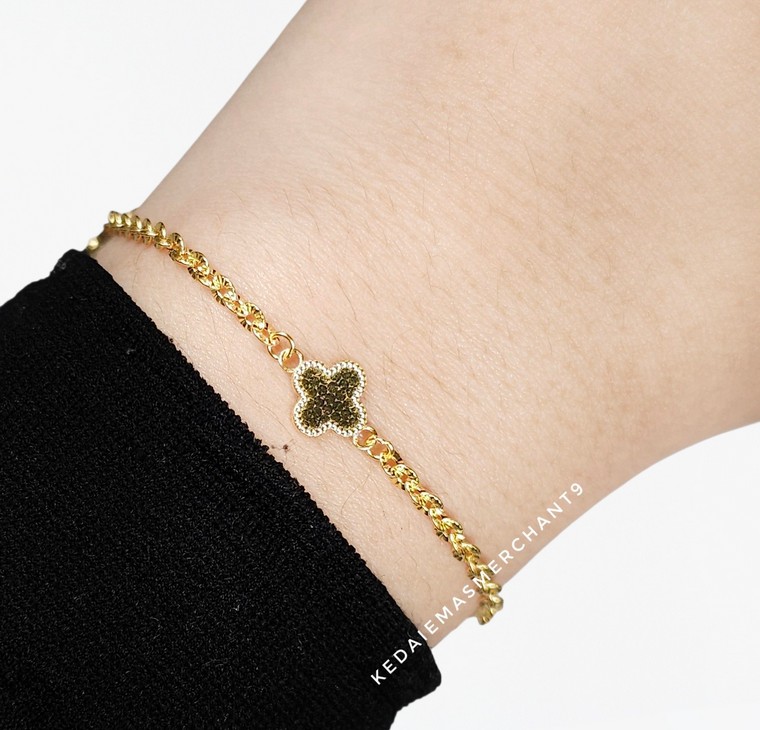 Merchant9 Rantai Tangan Choker Polo Honeycomb VC L:0.25CM