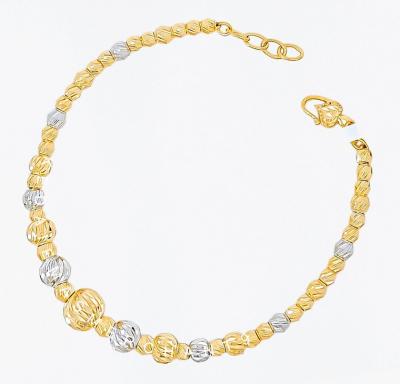 Merchant9 Rantai Tangan Choker Candy Stripe Dimensi Chrome L:0.7CM