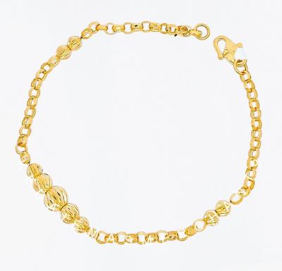 Merchant9 Rantai Tangan Choker Kendi Bola Stripe L:0.6CM