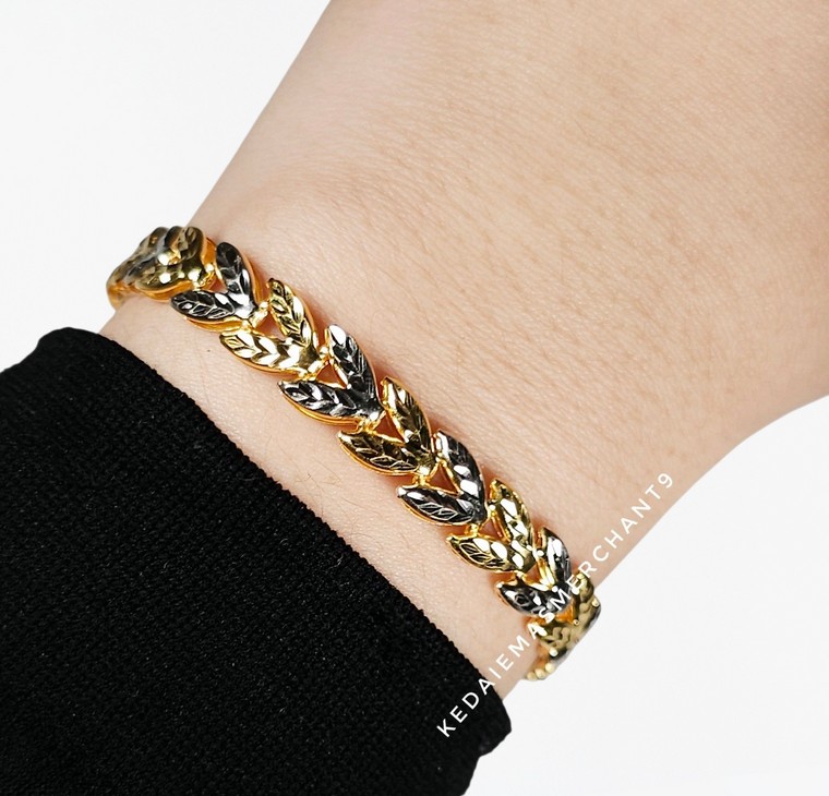 Merchant9 Rantai Tangan Padi Dimensi 2C L:0.7CM