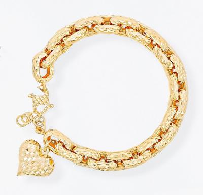 Merchant9 Rantai Tangan Sauh Dimensi Love Gantung L:1CM