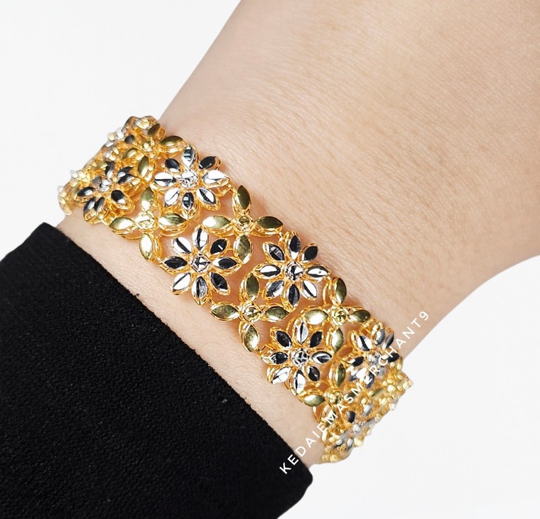 Merchant9 Rantai Tangan Bunga Melur 2C L:1.6CM (KLIP SLIDE)