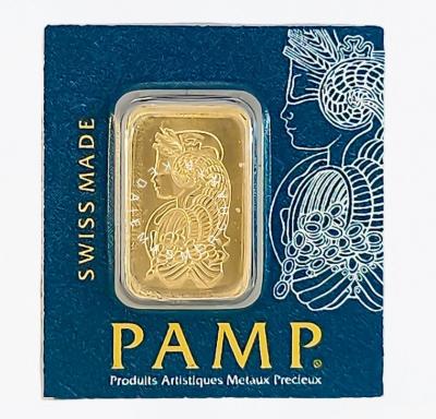 Merchant9 PAMP 1g Mini Gold Bar 999.9
