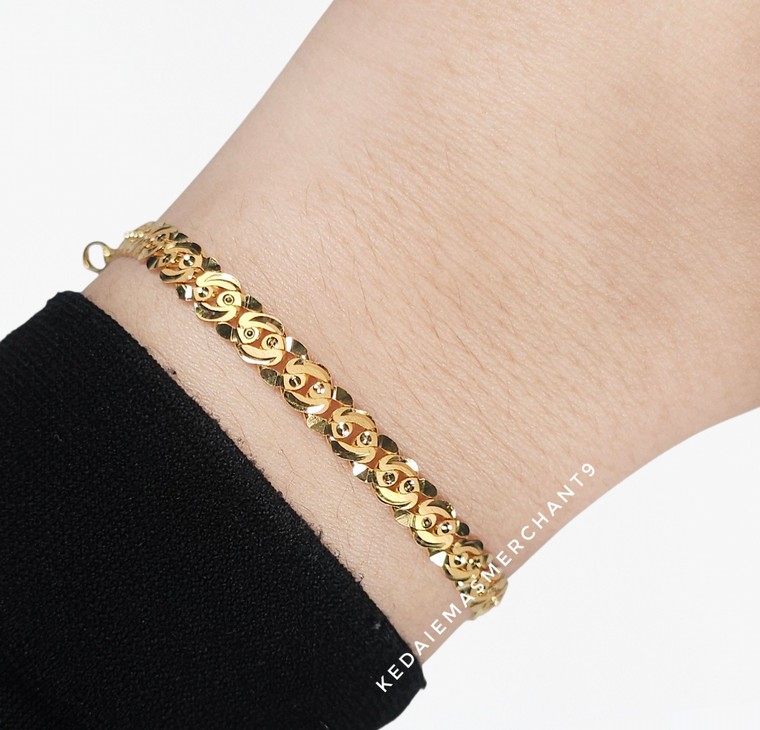 Merchant9 Rantai Tangan Puteri Padu L:0.5CM