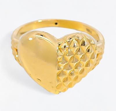 Merchant9 Cincin Emas Love 3D L:1.45CM (HARD GOLD- Super Hollow)