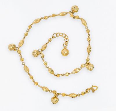 Merchant9 Rantai Kaki Bullet Candy Dimensi Love Gantung L:0.35CM