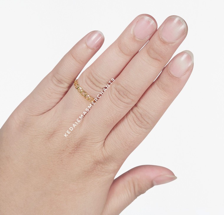 Merchant9 Cincin Emas Sauh L:0.3CM