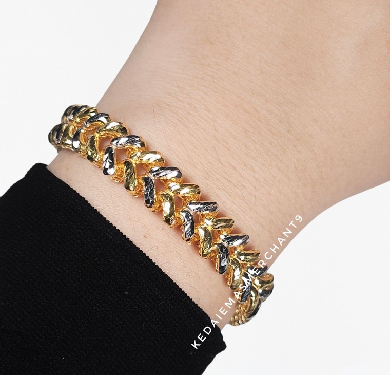 Merchant9 Rantai Tangan Tocang Dimensi 2C L:0.9CM (KLIP SLIDE)