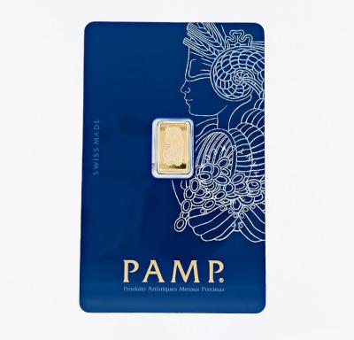 Merchant9 Gold Bar PAMP 999.9 Lady Fortuna 1g