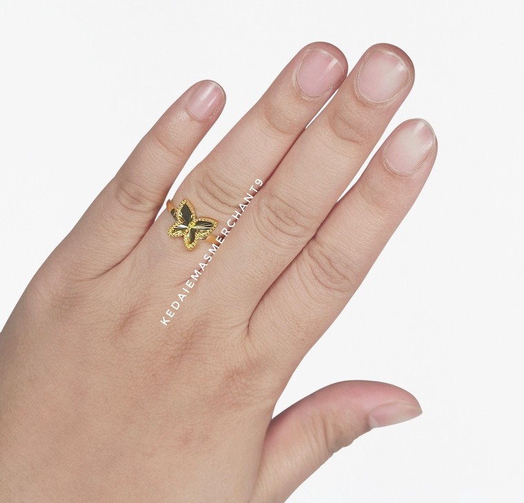Merchant9 Cincin Fesyen Butterfly L:1CM