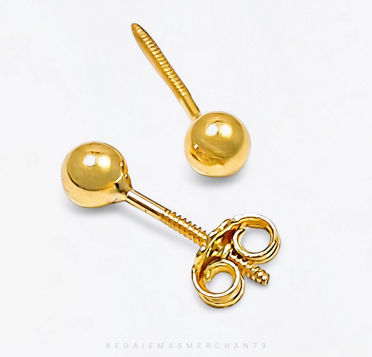 Merchant9 Subang Skrew Lolipop Polish L:0.55CM