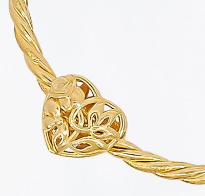 Merchant9 Beads Love Bunga Kerawang L:1.2CM (HARD GOLD- Supper Hollow)