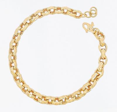 Merchant9 Rantai Tangan Sauh Oval Dimensi L:0.6CM