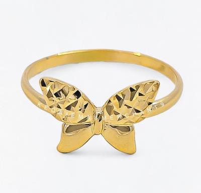 Merchant9 Cincin Emas Buttefly Polish Dimensi L:0.9CM