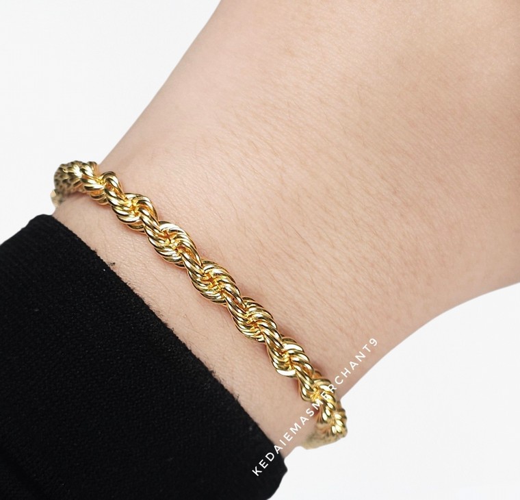 Merchant9 Rantai Tangan Pintal L:0.45CM