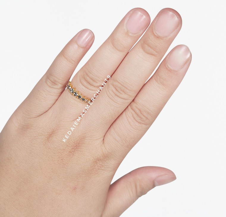 Merchant9 Cincin Emas Diamond Cut L:0.4CM