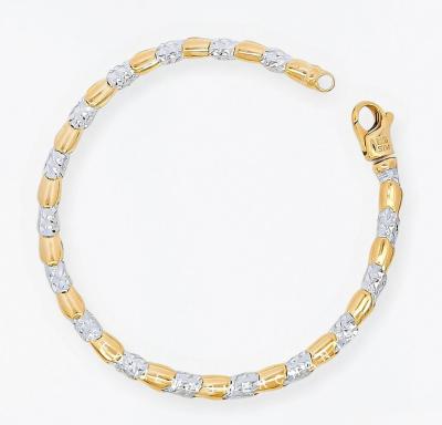 Merchant9 Rantai Tangan Snake Polish Diamond Cut 2C L:0.4CM