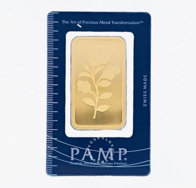 Merchant9 Gold Bar PAMP 999.9 Rosa 100g