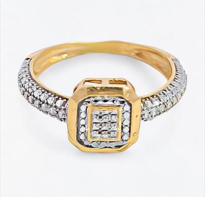 Merchant9 Cincin Emas Petak Diamond Cut 2C L:0.8CM