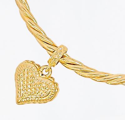 Merchant9 Charm Love Mosaic L:1.2CM (HARD GOLD- Supper Hollow)