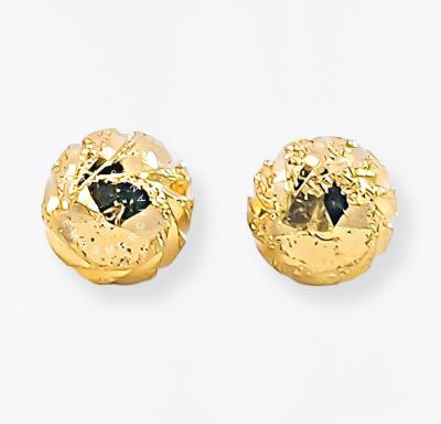 Merchant9 Subang Skrew Lolipop Wave Pasir L:0.4CM