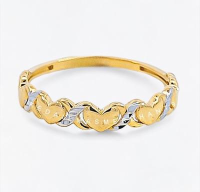 Merchant9 Cincin Emas Tocang Love 2C L:0.35CM