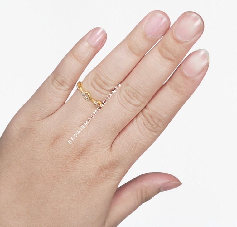 Merchant9 Cincin Emas Permata Cera CR9050