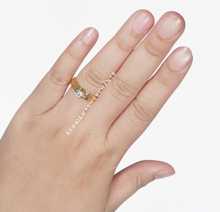 Merchant9 Cincin Emas FD Permata