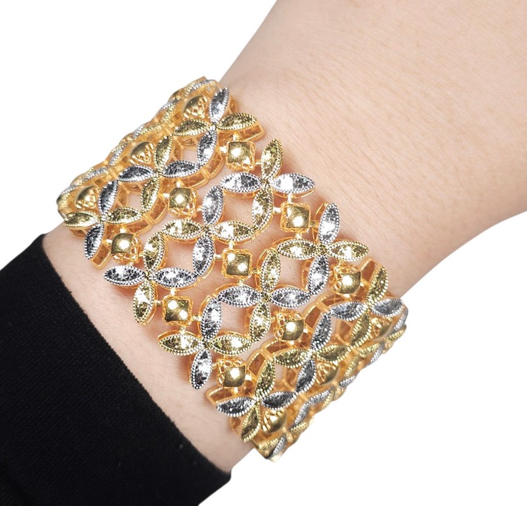 Merchant9 Rantai Tangan Honey Tanjung Kerawang 2C L:3.6CM (CANGKUK SLIDE)