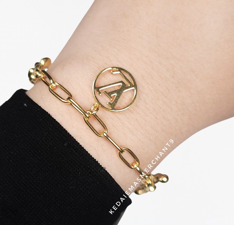 Merchant9 Rantai Tangan Paperclip Gantung LOUV L:0.45CM