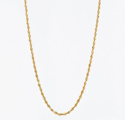 Merchant9 Rantai Leher Twist Pintal Padu L:0.15CM