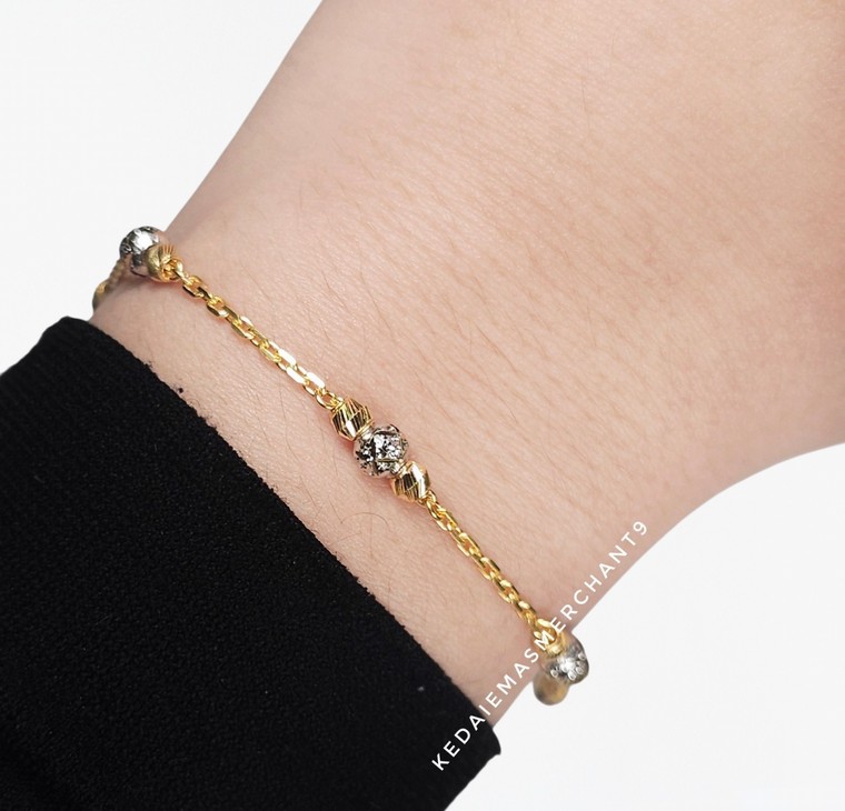 Merchant9 Rantai Tangan Sauh Candy Nonagon 2C L:0.4CM