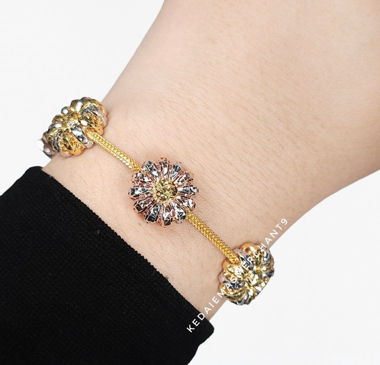 Merchant9 Rantai Tangan Belut Sunflower 3C L:1.4CM