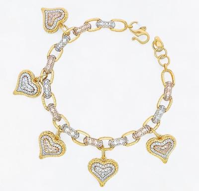 Merchant9 Rantai Tangan Sauh Kerawang Dimensi Gantung Love 3C L:0.65CM