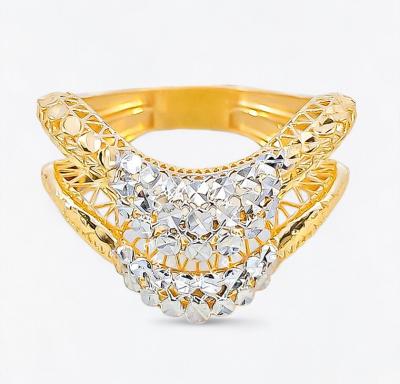 Merchant9 Cincin Emas Wave Kerawang 2C 2L