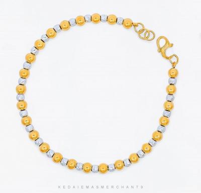 Merchant9 Rantai Tangan Pearl Candy Dimensi 2C L:0.3CM