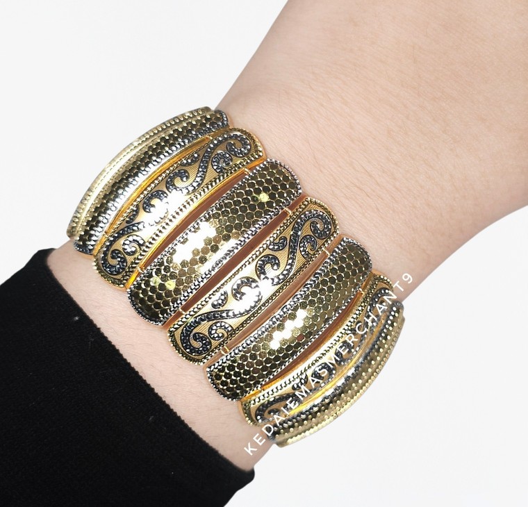 Merchant9 Rantai Tangan Pulut Dakap Honey Comb 2C L:3.5CM