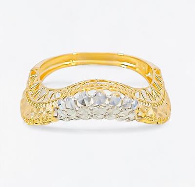 Merchant9 Cincin Emas Wave Kerawang Dimensi 2C