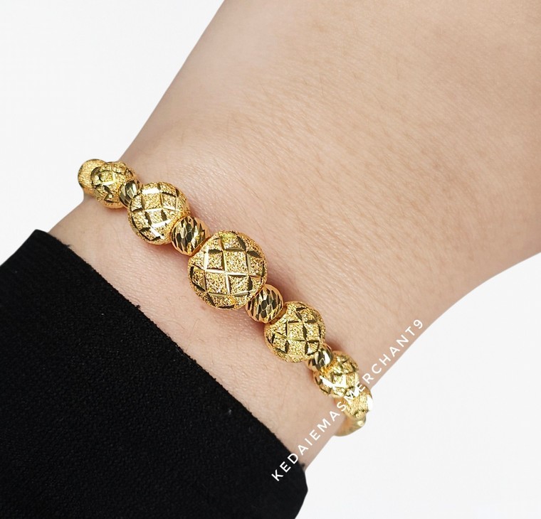 Merchant9 Rantai Tangan Choker Candy Nonagon L:1CM