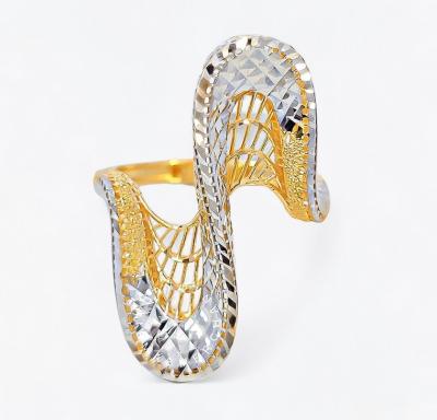 Merchant9 Cincin Emas Wave Kerawang Dimensi Chrome