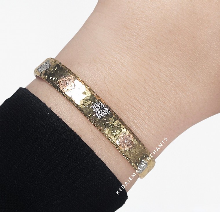 Merchant9 Gelang Leona Bunga 3C L:0.8CM