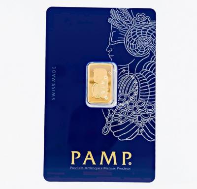 Merchant9 Gold Bar PAMP 999.9 Lady Fortuna 2.5g