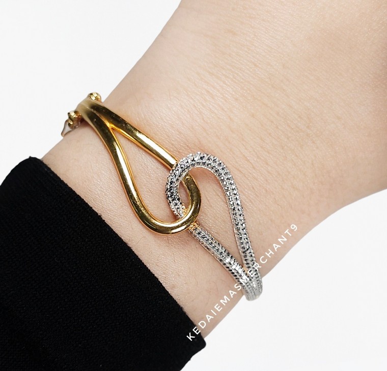 Merchant9 Gelang Belt Diamond Cut 2C L:2CM (OVAL)