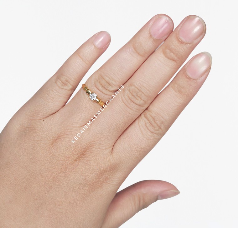 Merchant9 Cincin Emas Permata Cera BR9084