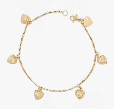 Merchant9 Rantai Tangan Mesin Gantung Love Padu L:0.1CM