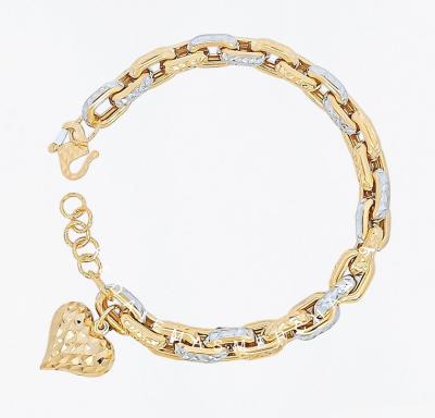 Merchant9 Rantai Tangan Sauh Dimensi Love Gantung 2C L:0.7CM