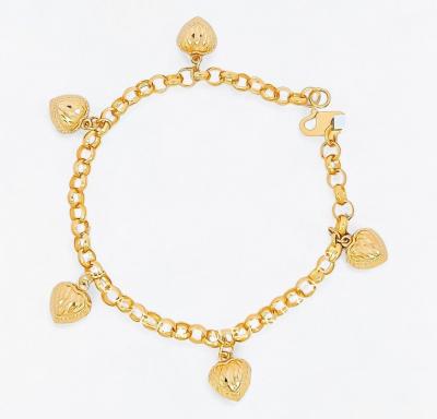 Merchant9 Rantai Tangan Kendi Polish Gantung Love L:0.35CM